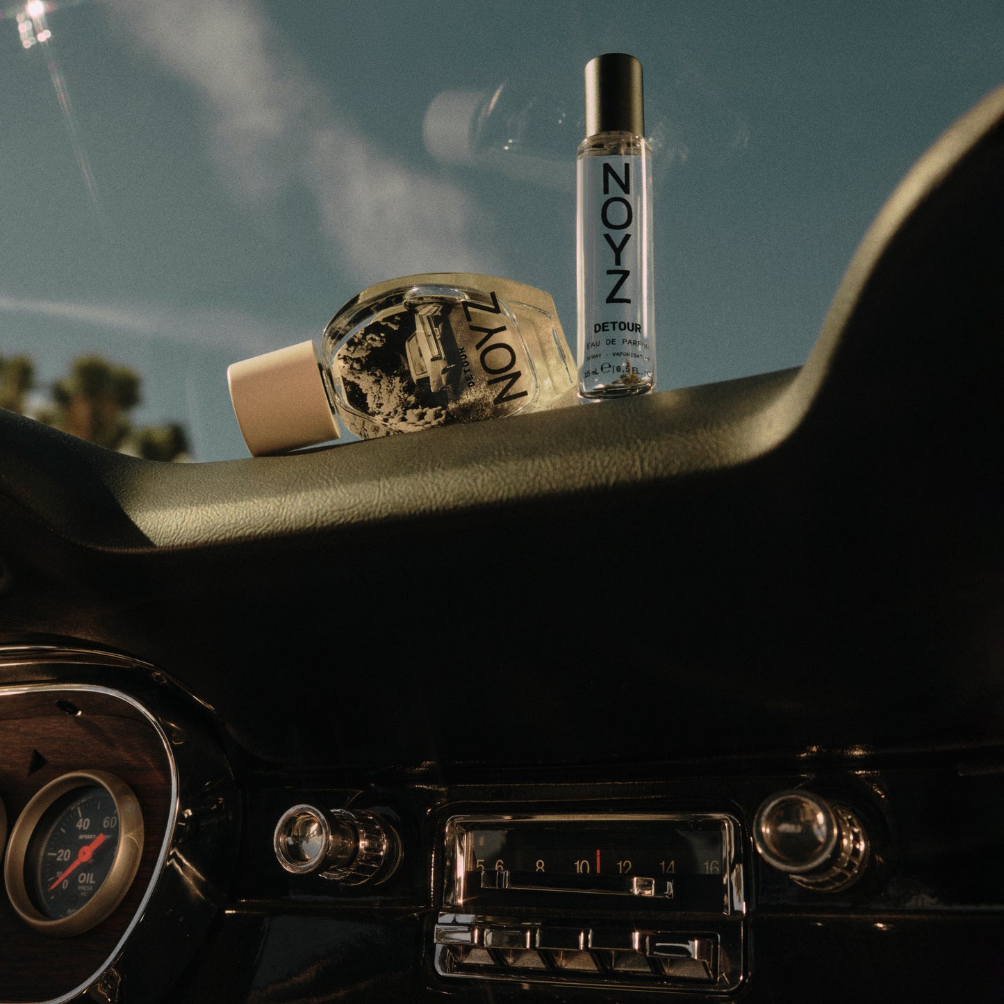lifestyle image of detour 50ml and 15ml