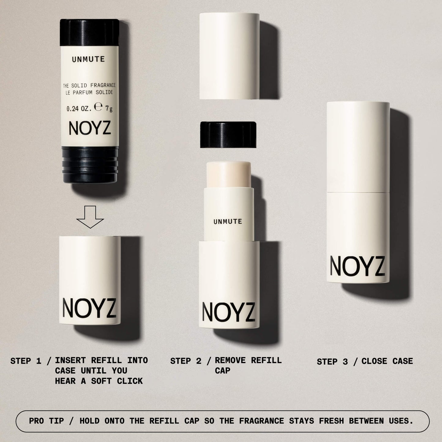 THE SOLID FRAGRANCE REFILL UNMUTE