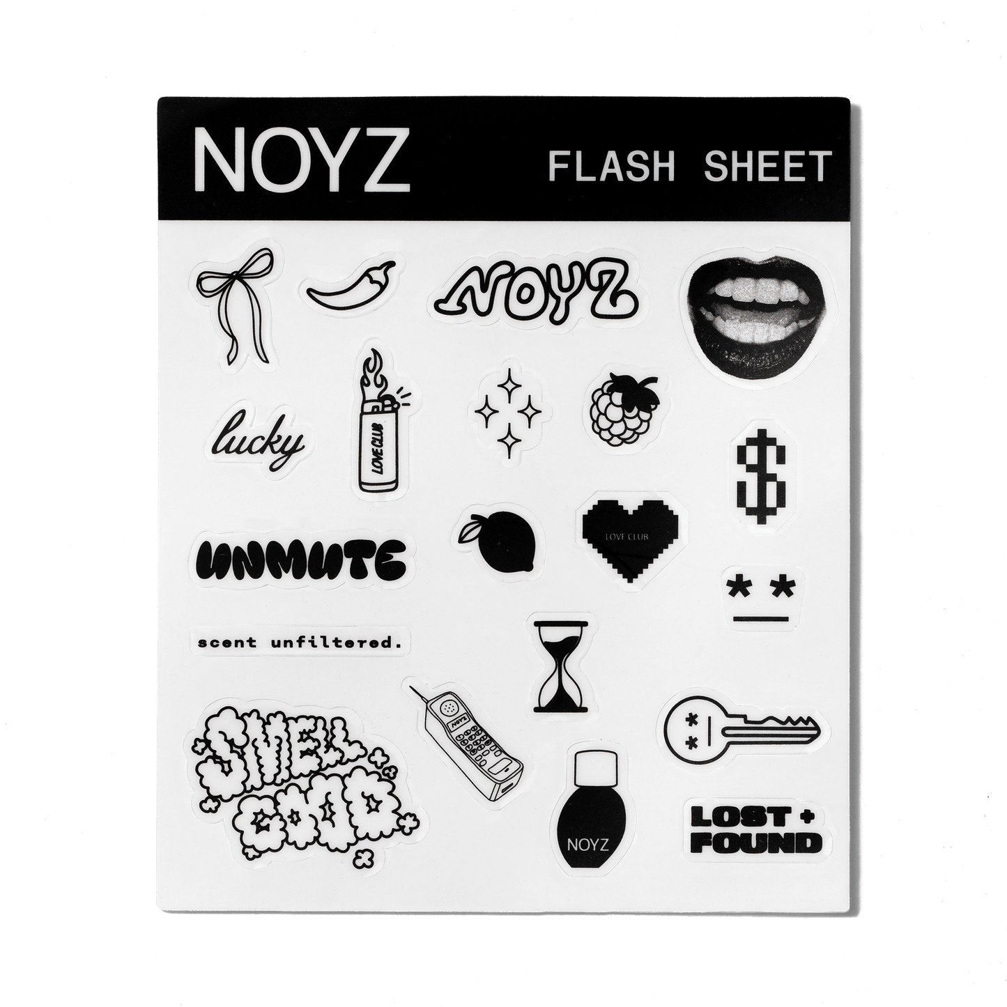 THE SOLID FRAGRANCE STICKER SHEET