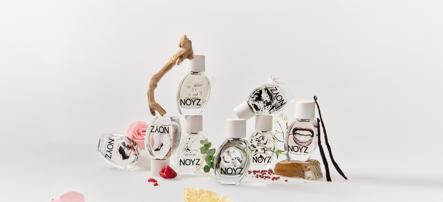 Fragrance bottles hero