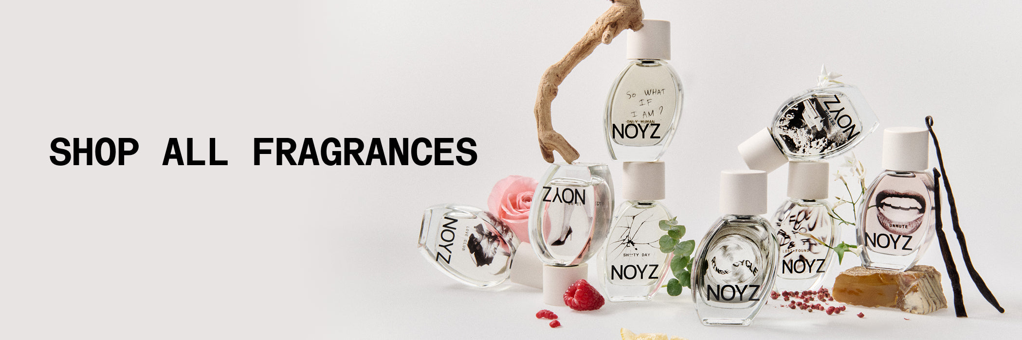 Our full collection of eight Eau de Parfums
