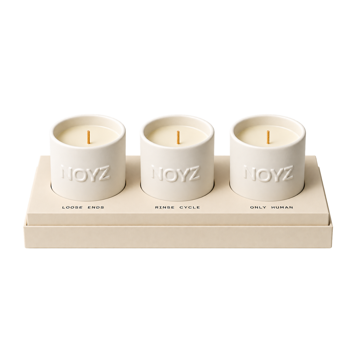 Mini Candle Trio Gift Set - Three Small Scented Candles | NOYZ